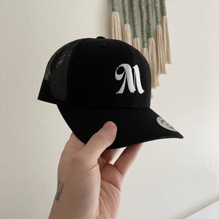 Embroidered  M Trucker Cap