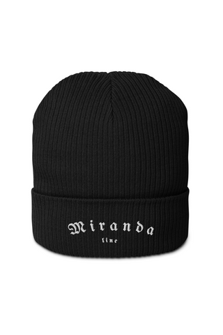 Organic ribbed beanie