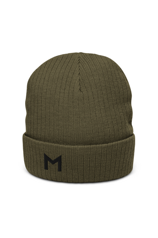 Ribbed knit beanie