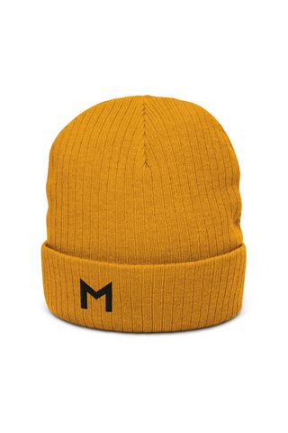 Ribbed knit beanie
