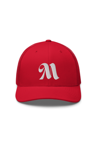 Embroidered  M Trucker Cap