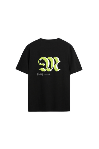 Miranda Black T-shirt / Green