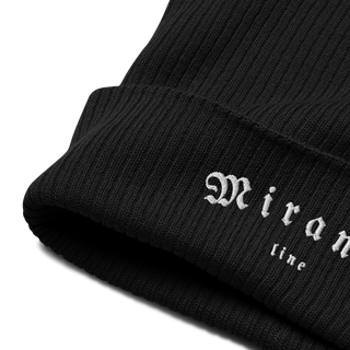 Organic ribbed beanie