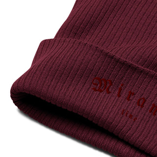 Organic ribbed beanie