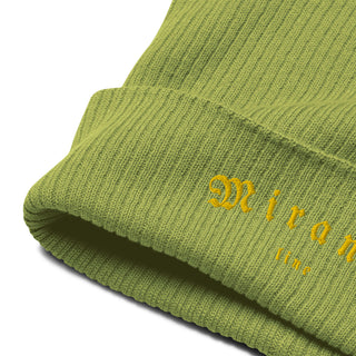 Organic ribbed beanie