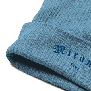 Organic ribbed beanie