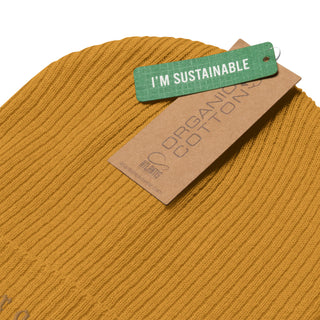 Organic ribbed beanie