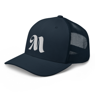 Embroidered  M Trucker Cap