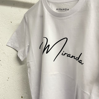 Miranda white T-shirt